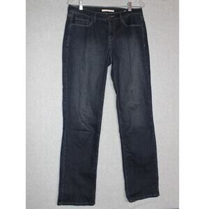 Levis 505 Straight Leg Jeans‎ Womens 8M (29x32) Dark Wash